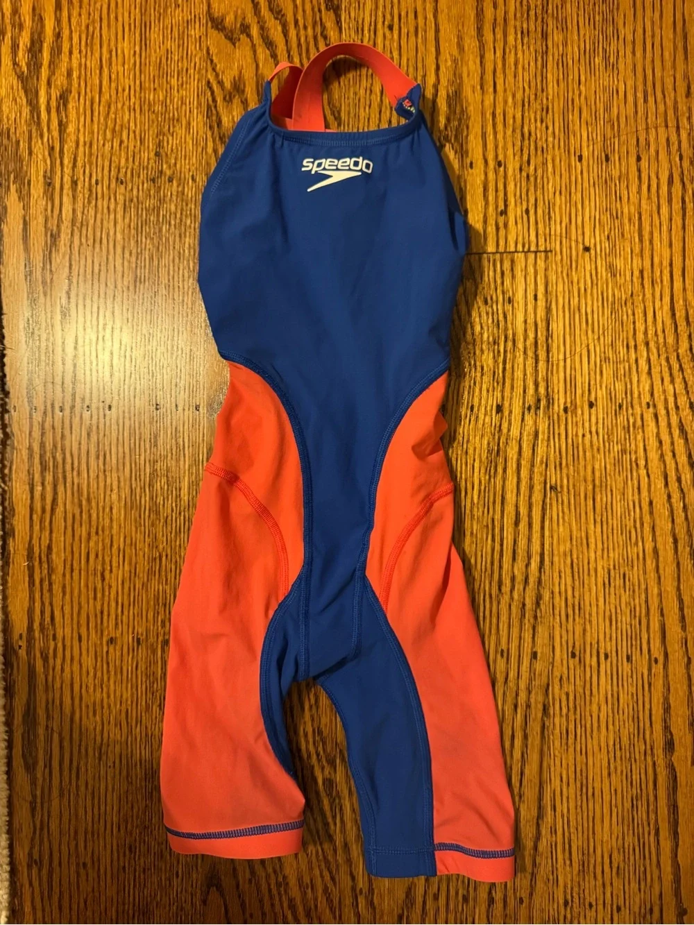 Speedo Kids Blue & Pink Performance Swimsuit